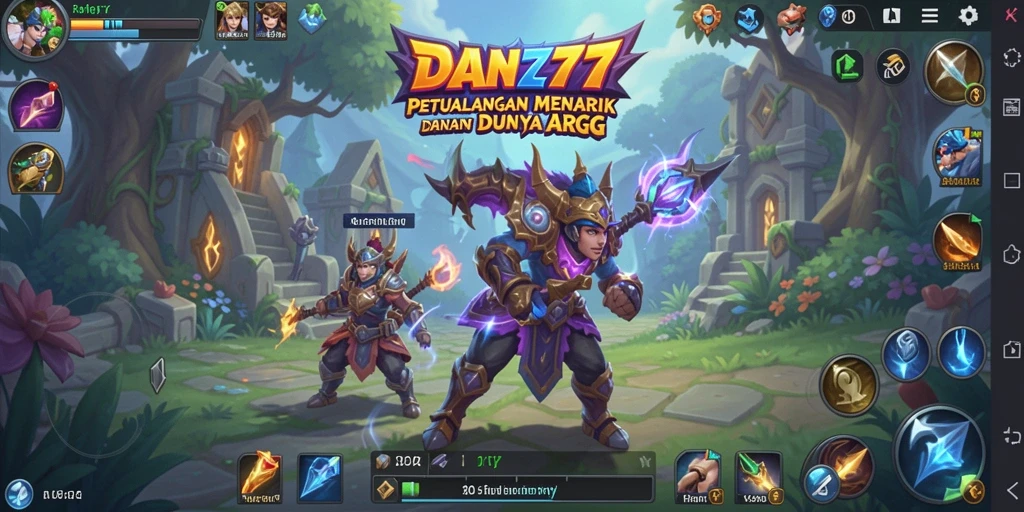 Tampilan gameplay DAN777 yang seru dan penuh aksi.