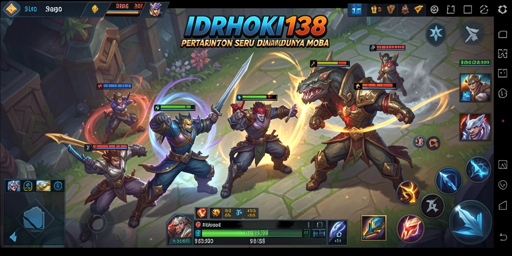 Tangkapan layar gameplay intens dari IDRHOKI138