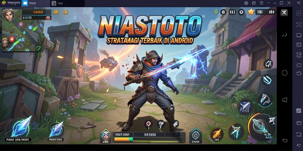 Tangkapan layar NIASTOTO menampilkan aksi strategi yang seru.