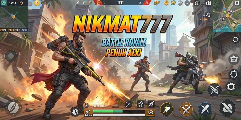 Gameplay seru di NIKMAT777 dengan pertempuran intens