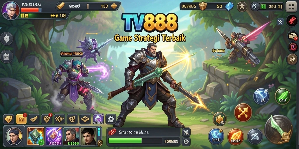 Screenshot gameplay TV888 yang menampilkan aksi strategi seru.