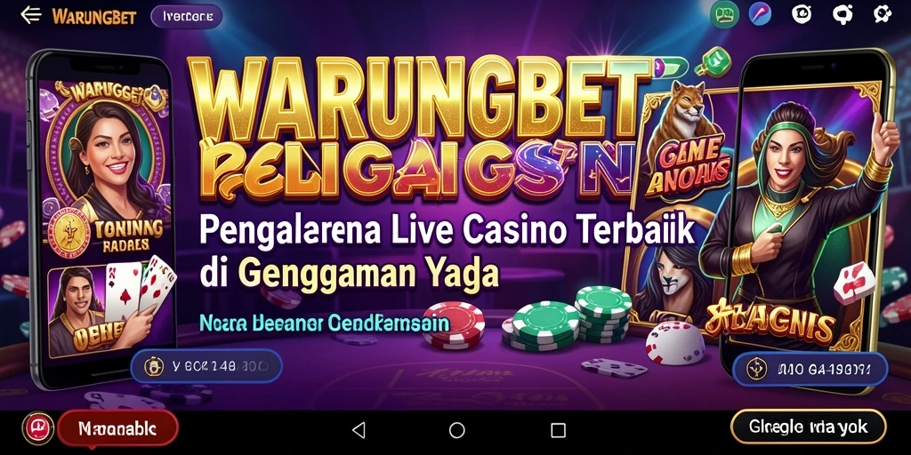 Tampilan menarik dari gameplay Live Casino WARUNGBET dengan dealer profesional.