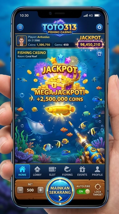 Screenshot aplikasi populer di toto313.